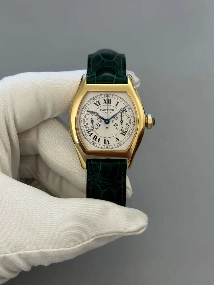 Cartier Tortue Monopusher Chronograph CPCP